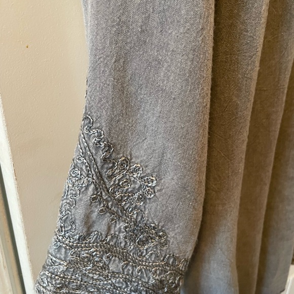 Grey boho blouse XL - Picture 6 of 6